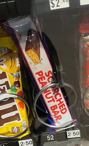 scorched peanut bar