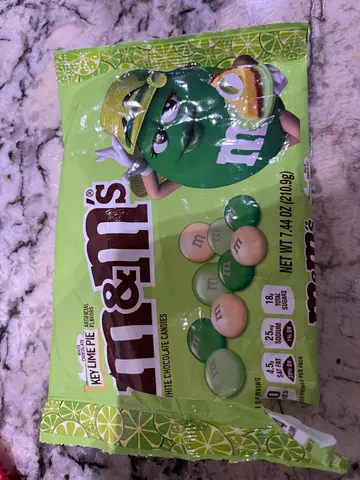 key lime M&Ms