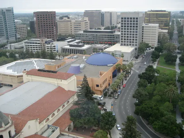 view from our hotel room