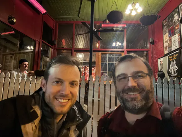 after pub quiz with Neil