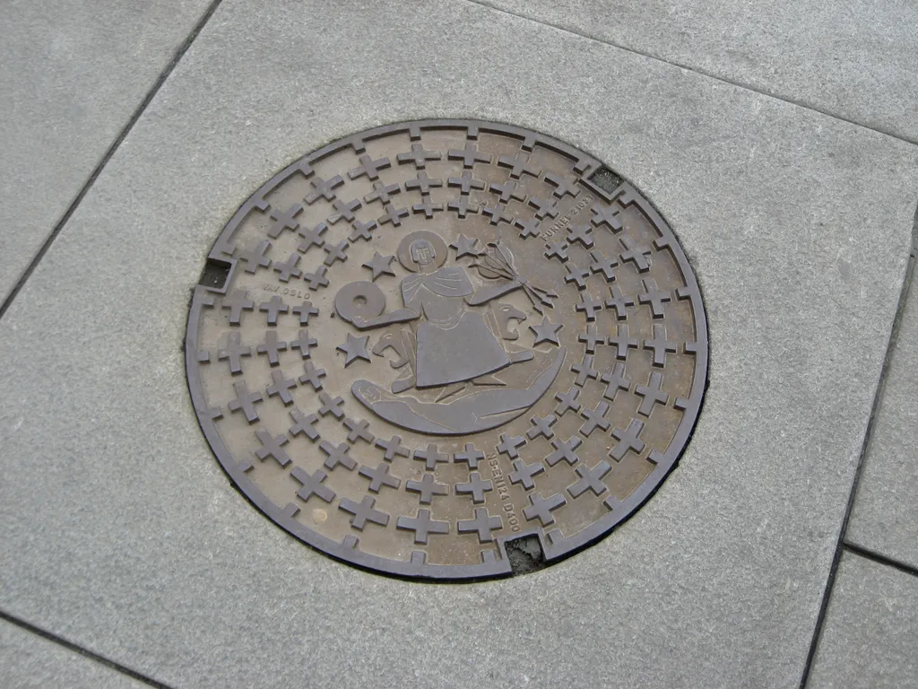 manhole cover, design 1