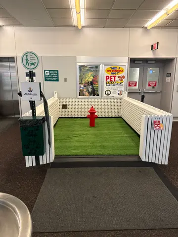 BUF airport dog pee station