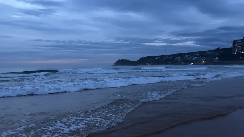 at Manly Beach