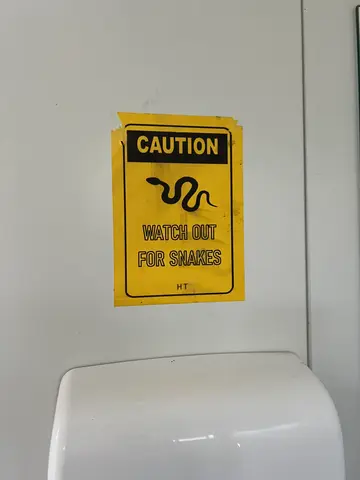 bathroom snakes