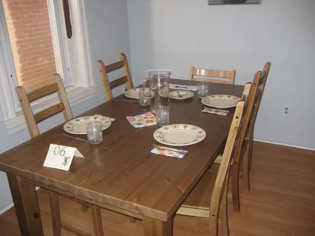 brown table needs food badly!
