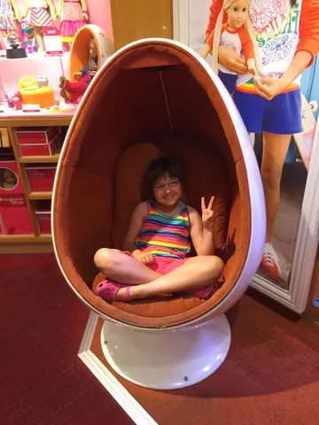 American Girl 60's chair