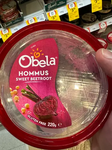beetroot hummus; yuck