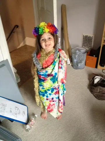 Martha in her people's native garb