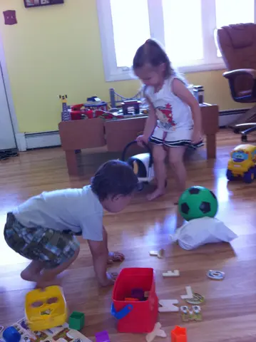 Martha plays with Nathan