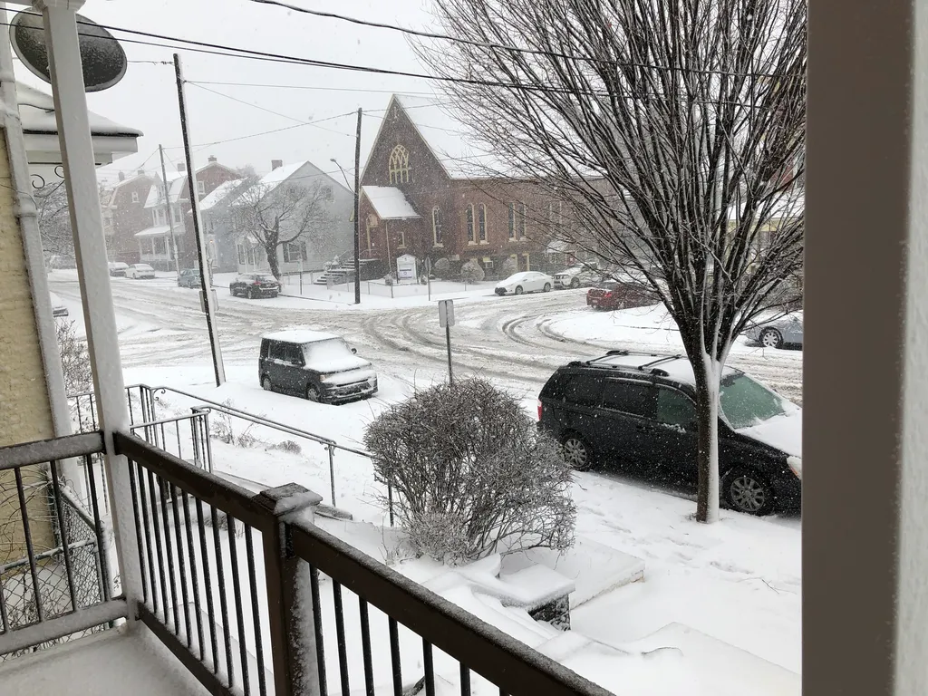 it snowed