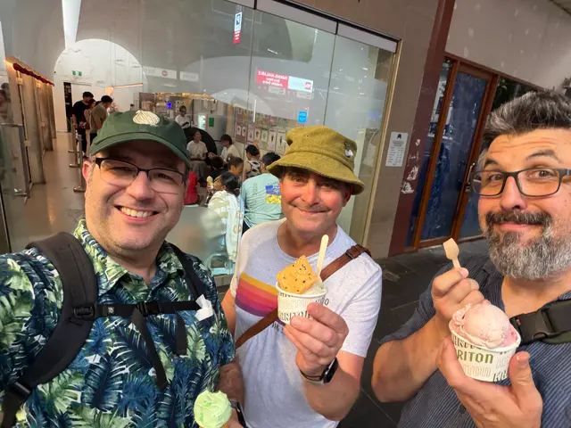 ice cream with jon and rob