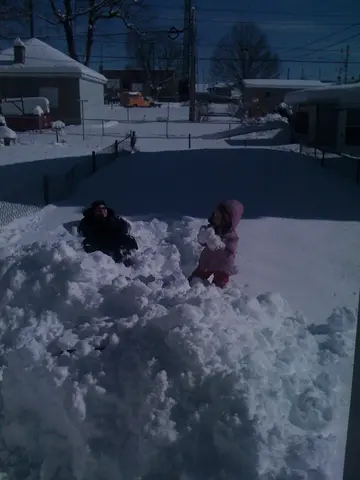 enjoying the snow