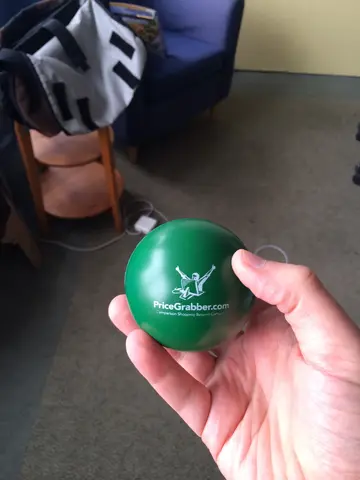 the green ball