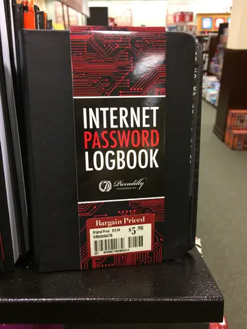 password logbook