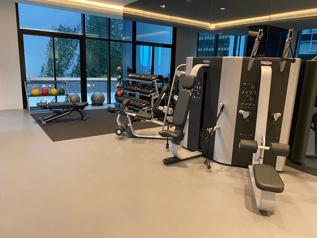 another hotel, another gym
