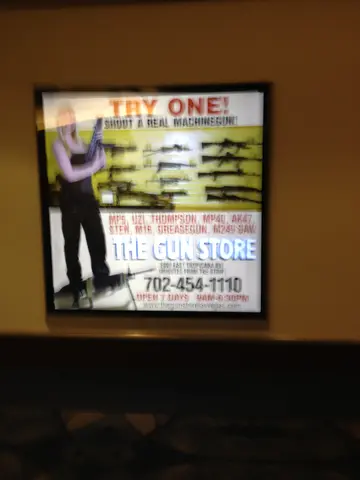 Shoot a real machine gun!