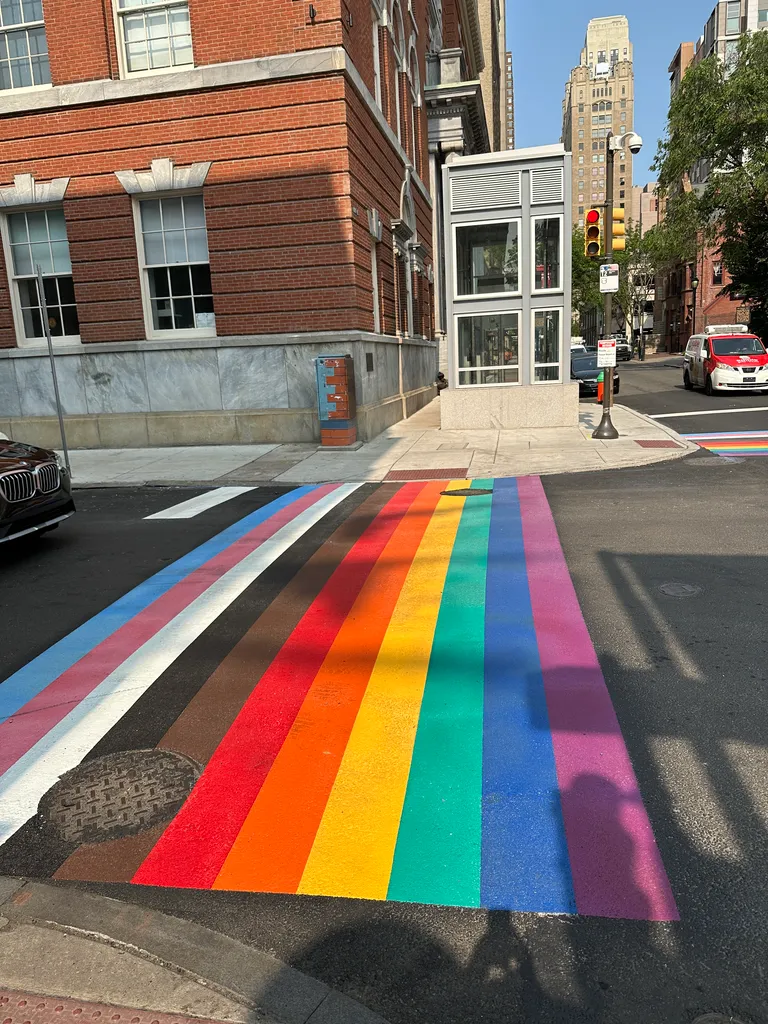 the new pride crosswalk