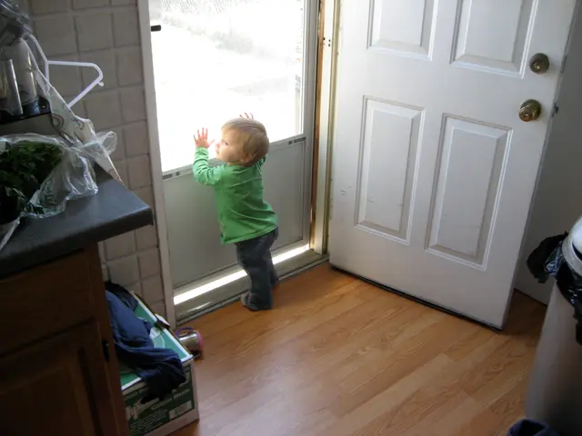 peering outward