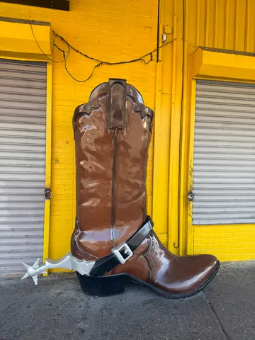 giant boot in Philly