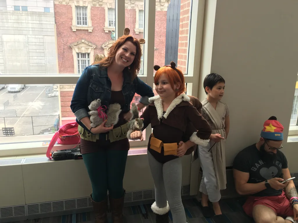 two Squirrel Girls