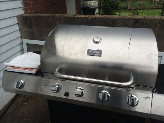 grillin' in the rain