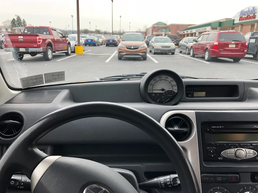 I drove!