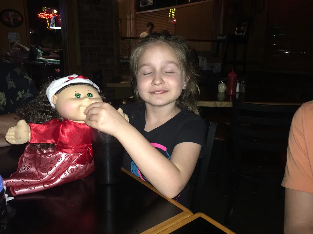 feeding Skye root beer