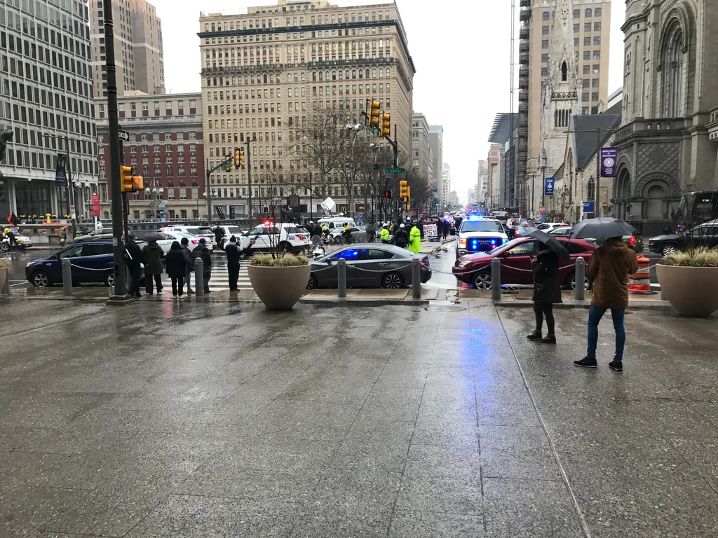 protest on inauguration day
