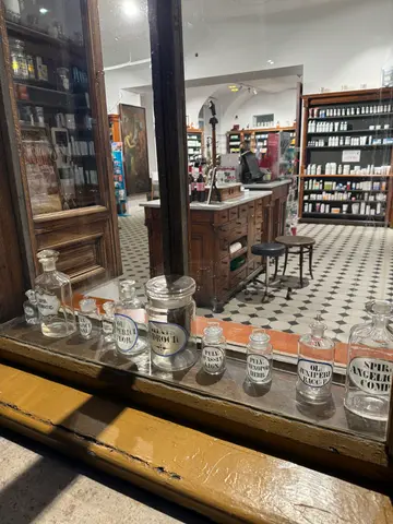 a pharmacy, looking old school