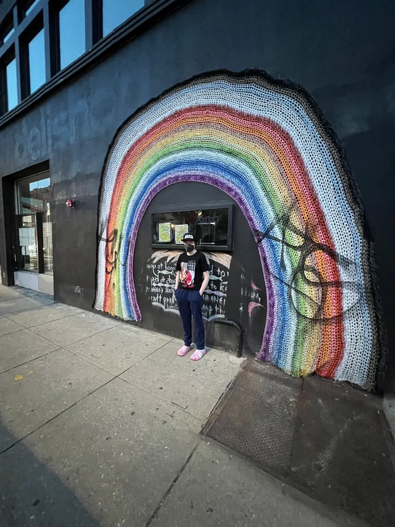 by the rainbow yard bomb