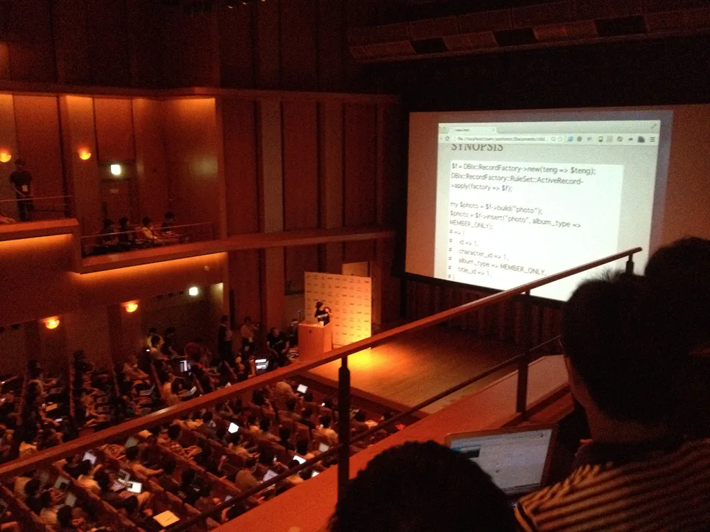 final session, main hall