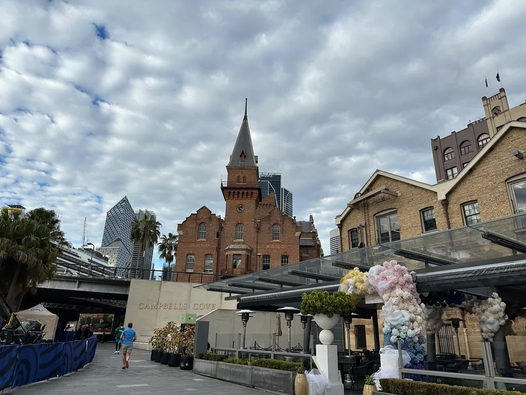 walking around Sydney
