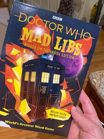 Doctor Who Mad Libs