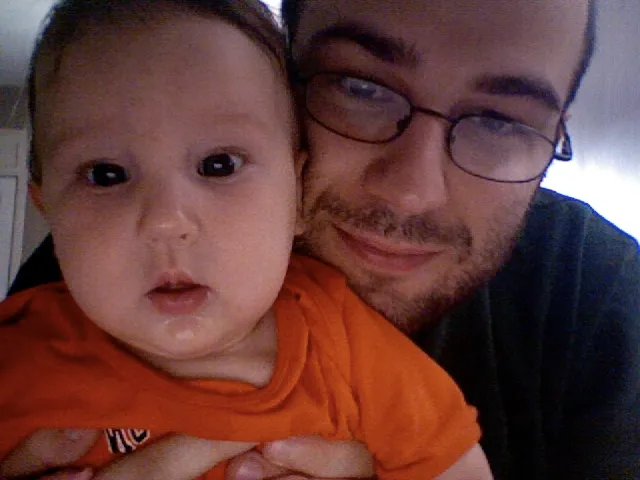 self-portrait with daddy