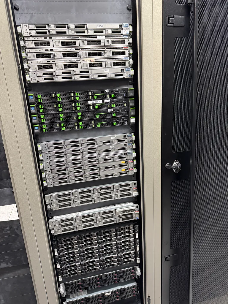 the servers (before)