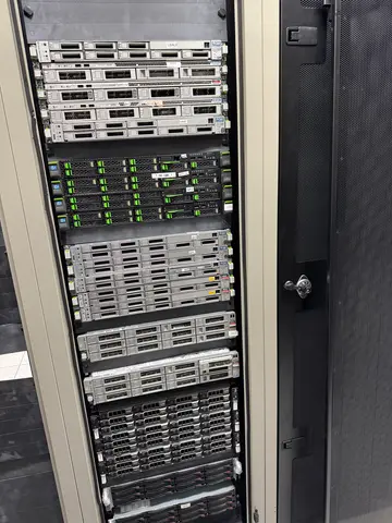 the servers (before)
