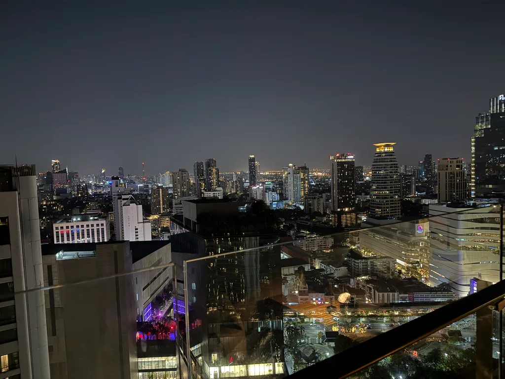 view from Bangkok Marriott Marquis roof