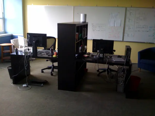 new desks at work