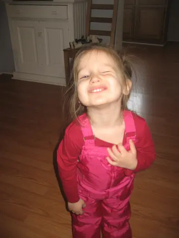 "This face is cute, right?"