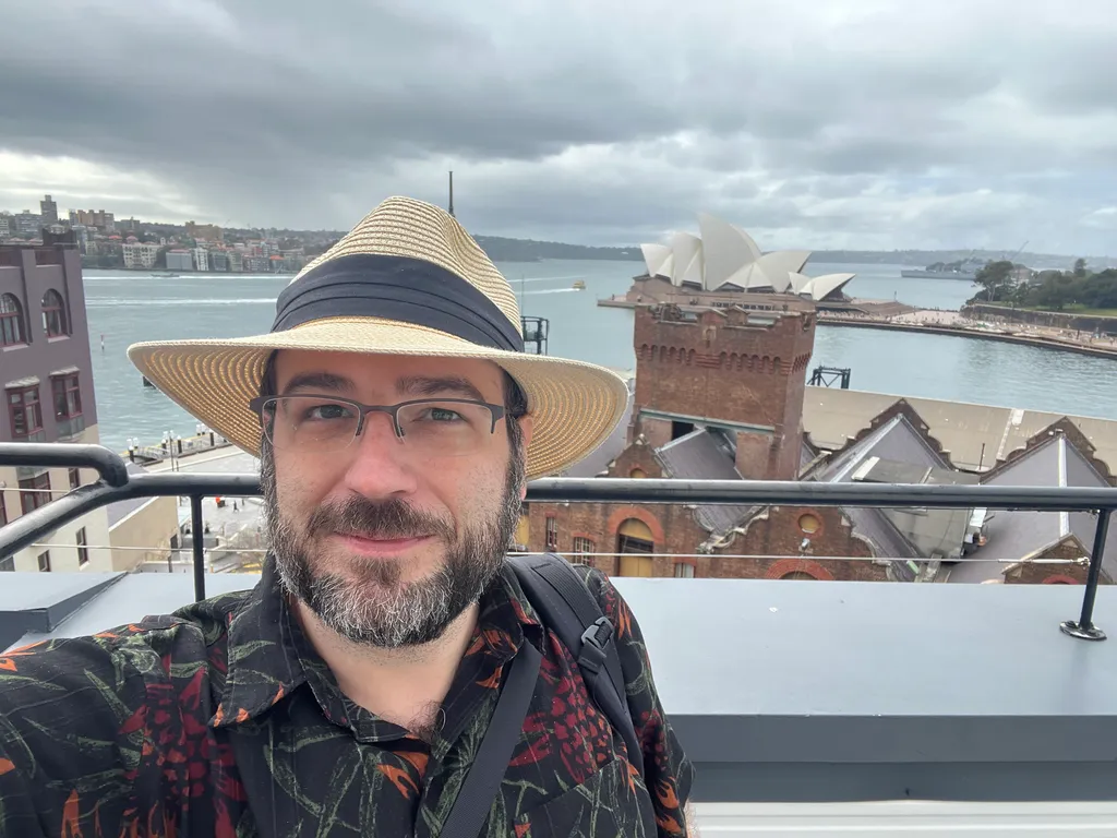 me, at the harbor