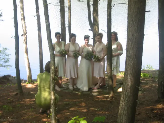 bride and her maids