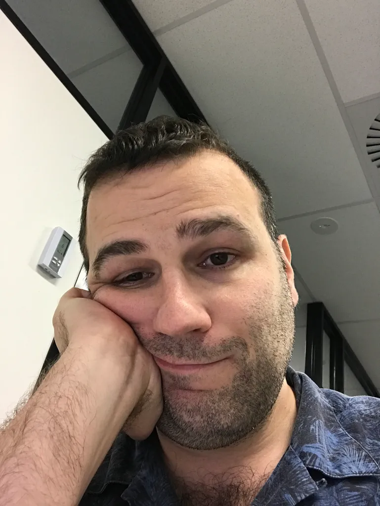 sleepy selfie