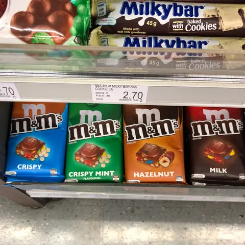 weird M&M bar things
