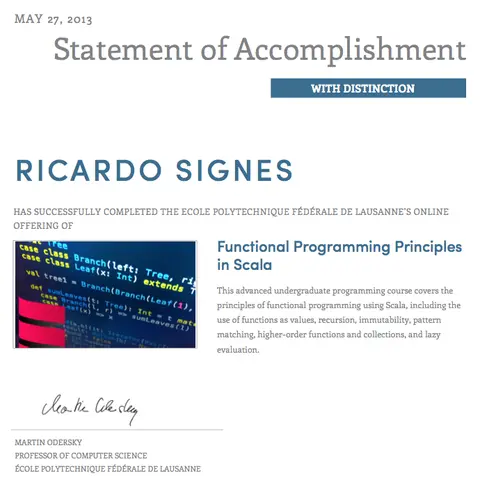I know Scala!