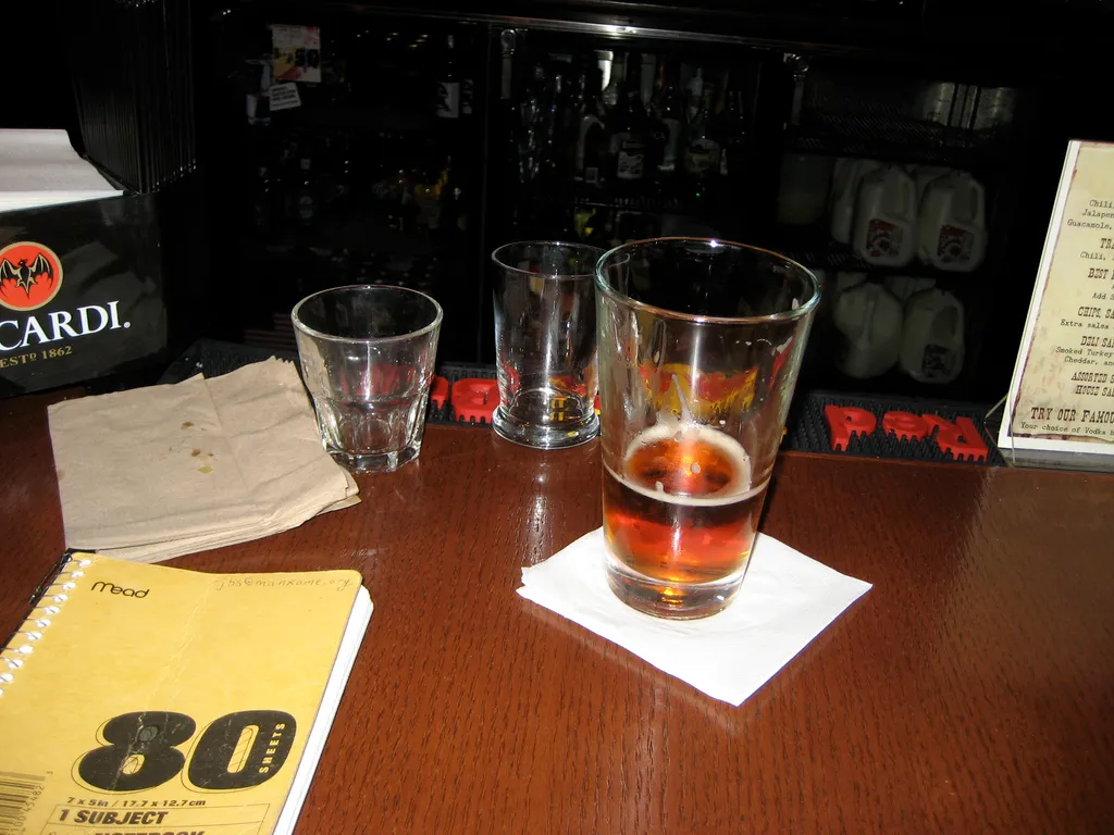 drinks at the cowboy bar