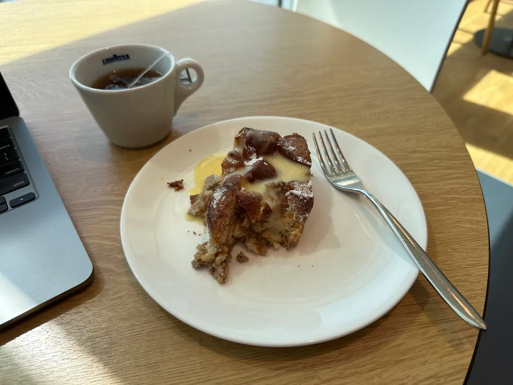brunch in the Frankfurt lounge