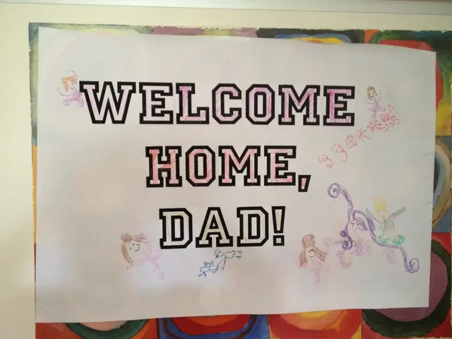 welcome home, dad!