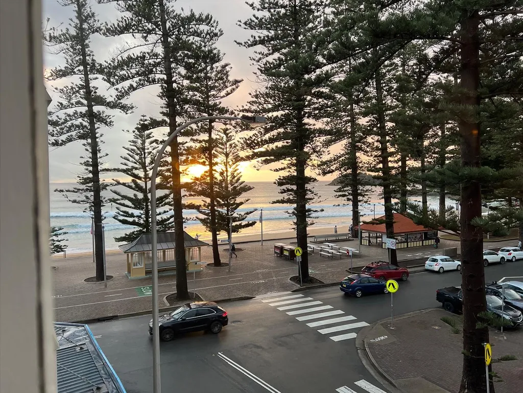 the view from my apartment in Manly
