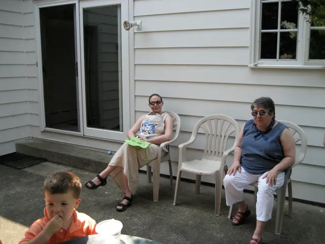 relaxing in the shade