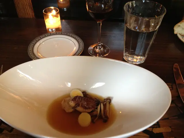 dinner at le pigeon: course 2